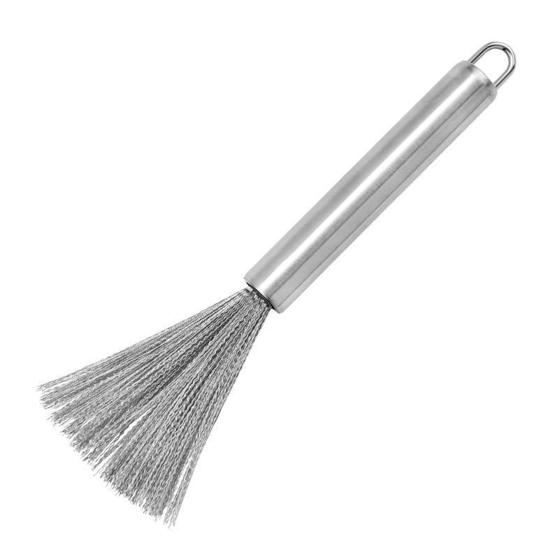 Stainless Steel Wok Brush Kitchen Dedicated Pot Cleaning Cleaning Gadget